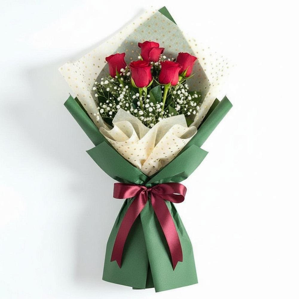 Букет рубиновое очарование в Андрюках Букет цветов из: Розы в Андрюках