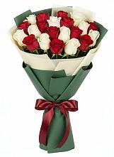Микс из красных и белых роз #REPLACE_PRED# Андрюках Букет Микс из красных и белых роз #REPLACE_PRED# Андрюках