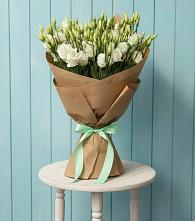 Букет Утренняя Свежесть в Андрюках Букет цветов из:  Лизиантусы в Андрюках