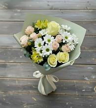 Букет цветов из:  Альстромерии, Розы и Хризантемы #REPLACE_PRED# Андрюках