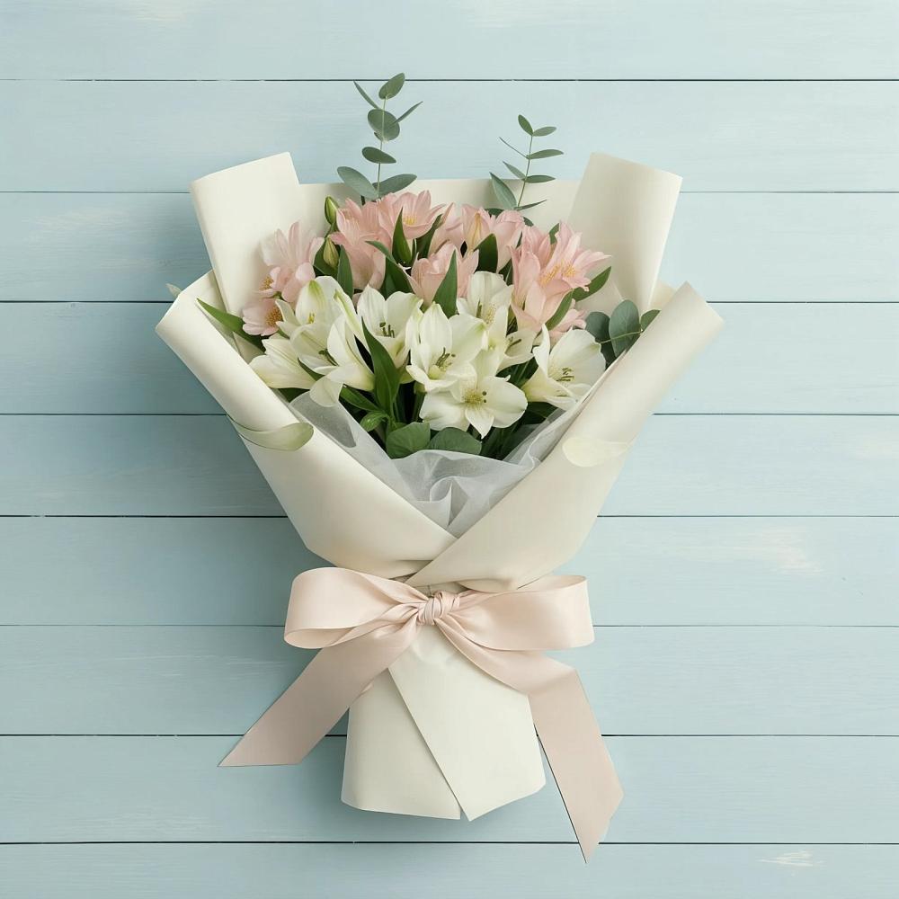 Букет цветов из: Альстромерии в Андрюках