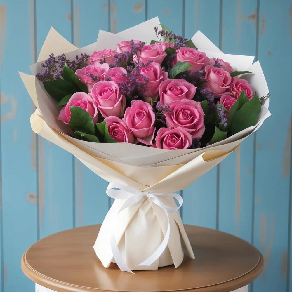 Букет счастливые мгновения в Андрюках Букет цветов из: Розы в Андрюках