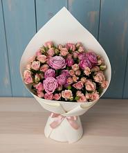 Букет Нежная розовость #REPLACE_PRED# Андрюках Букет цветов из:  Розы #REPLACE_PRED# Андрюках