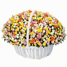 Премиум корзина Кустовых Роз в Андрюках Премиум букет из: Розы в Андрюках